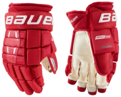 Bauer Pro Series Senior Hockey Gloves -Best Hockey Shop 1058642 RED