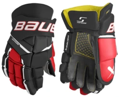 Bauer Supreme M3 Junior Hockey Gloves -Best Hockey Shop 1061906 BTH23 PROTECTIVE GLOVE SUPREME M3 JR catalog palm d898829d 222d 4129 b48f ada5c1942395