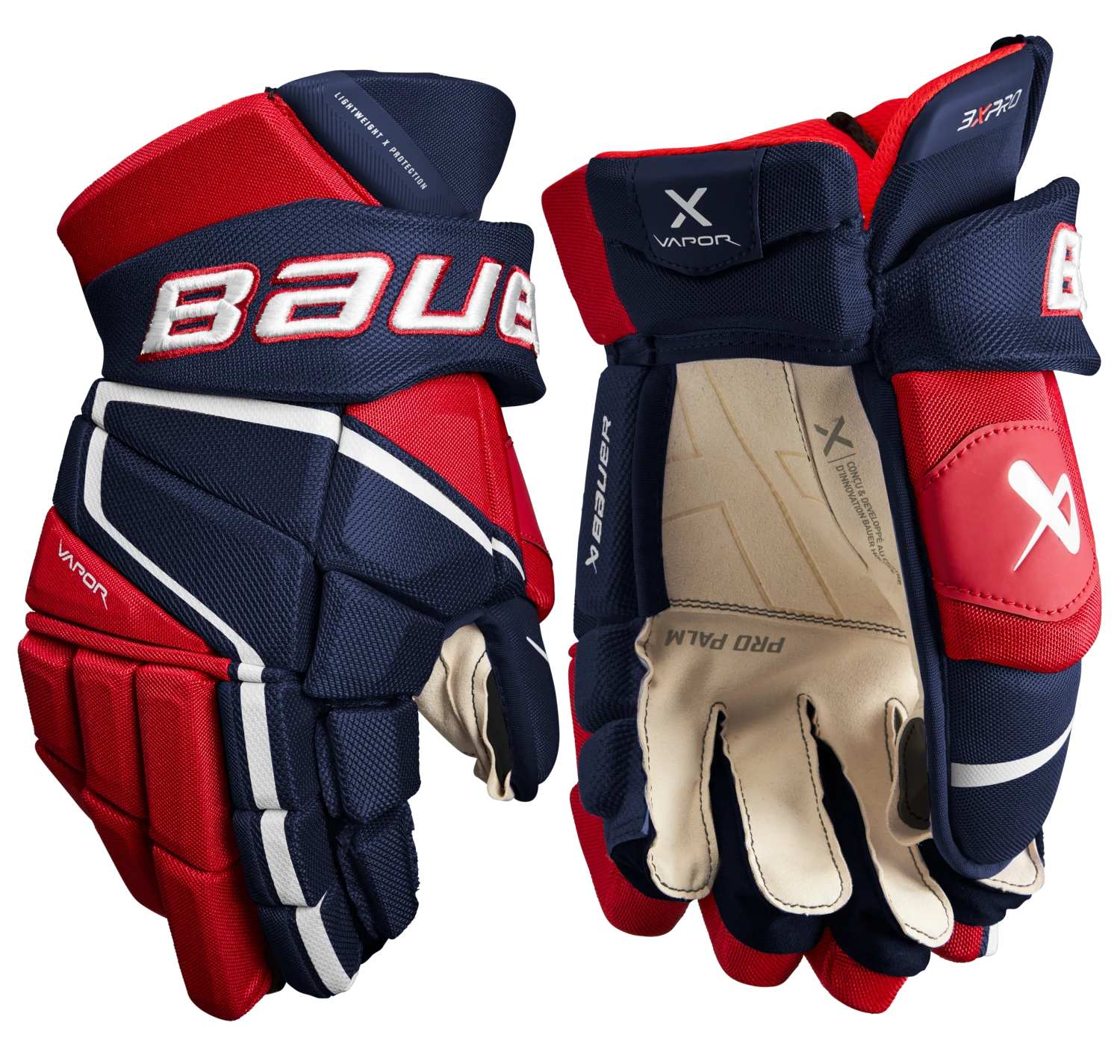 Bauer Vapor 3X Pro Senior Hockey Gloves Bauer Vapor 3X Pro Senior Hockey Gloves -Best Hockey Shop 3XPRO SR FRONT NRW2