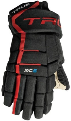 True Hockey True XC5 2020 Senior Hockey Gloves -Best Hockey Shop B2RAssets 770x1206 red
