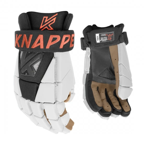 Knapper AK5 Ball Hockey Gloves Knapper AK5 Ball Hockey Gloves -Best Hockey Shop Knapper Gants AK5 blanc noir corail 600x600 1